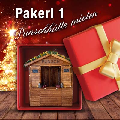 Punschhütte mieten - Paket 1